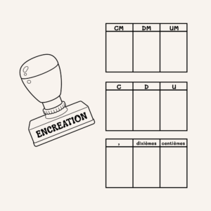 Tableau de numération - Ensemble
